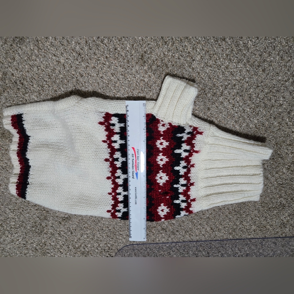 American Beagle (American Eagle) knit dog sweater